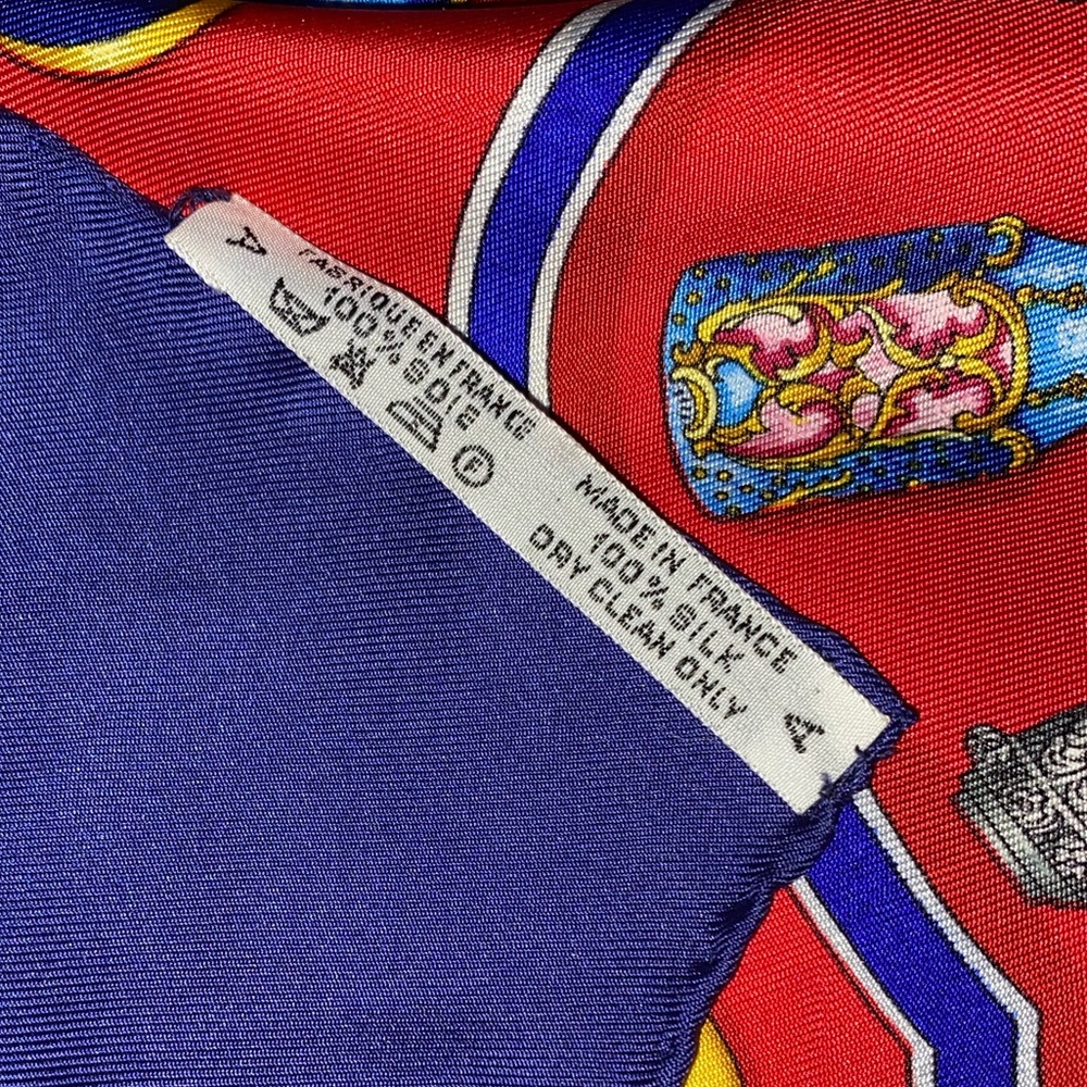 Hermes 100% silk scarf Made in France - Picture 4 of 6